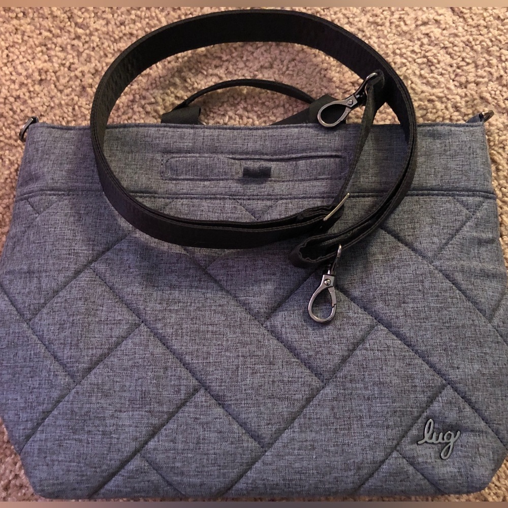Lug Tenor Heather Gray with 1” black strap